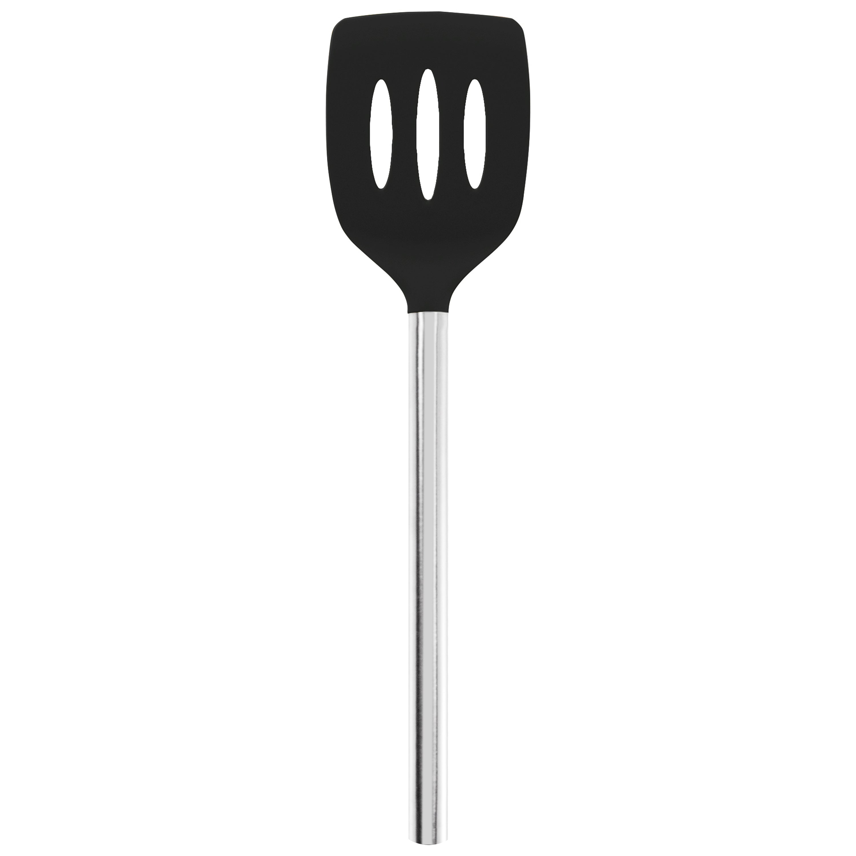 Silicone Slotted Turner with Stainless Steel Handle