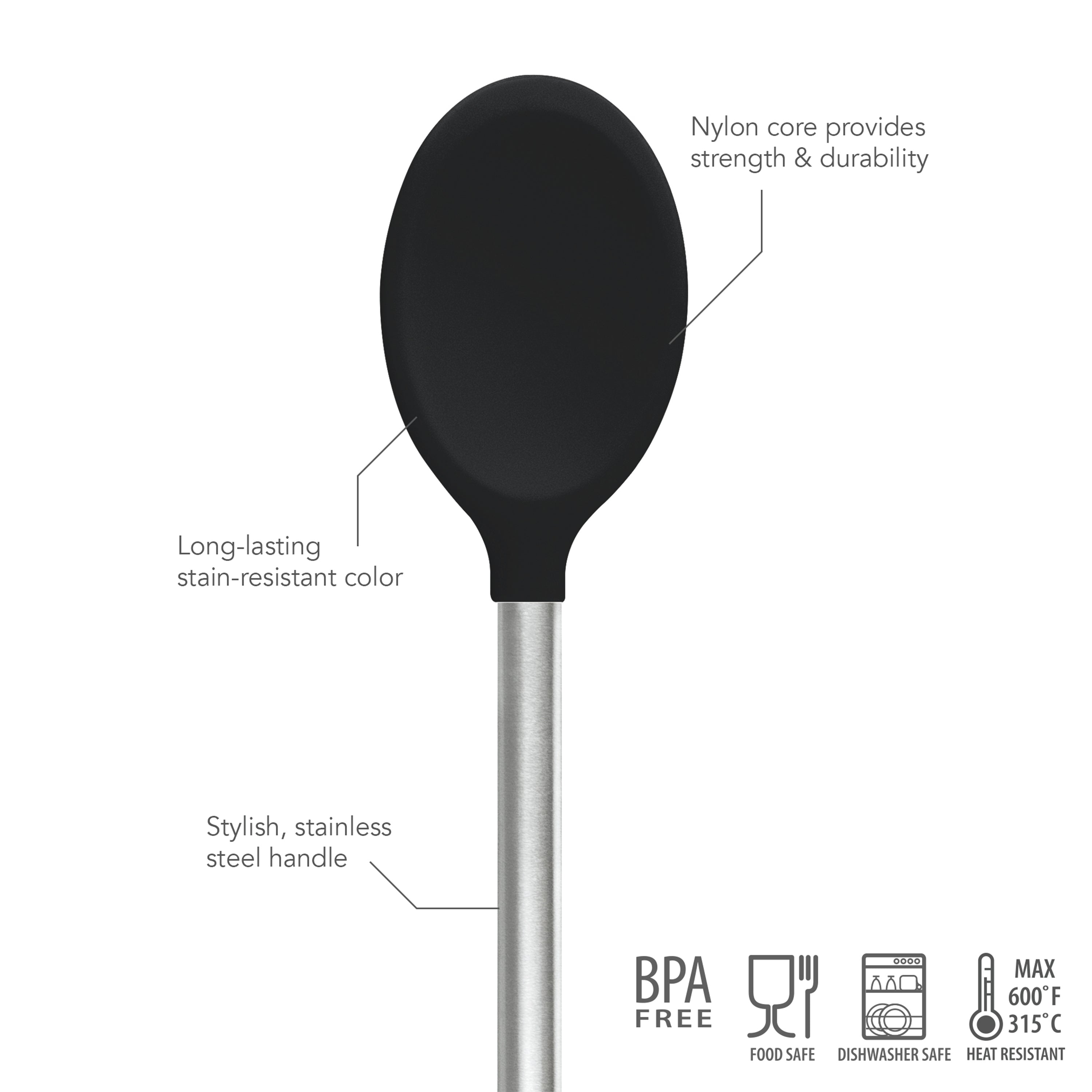 Silicone Mixing Spoon