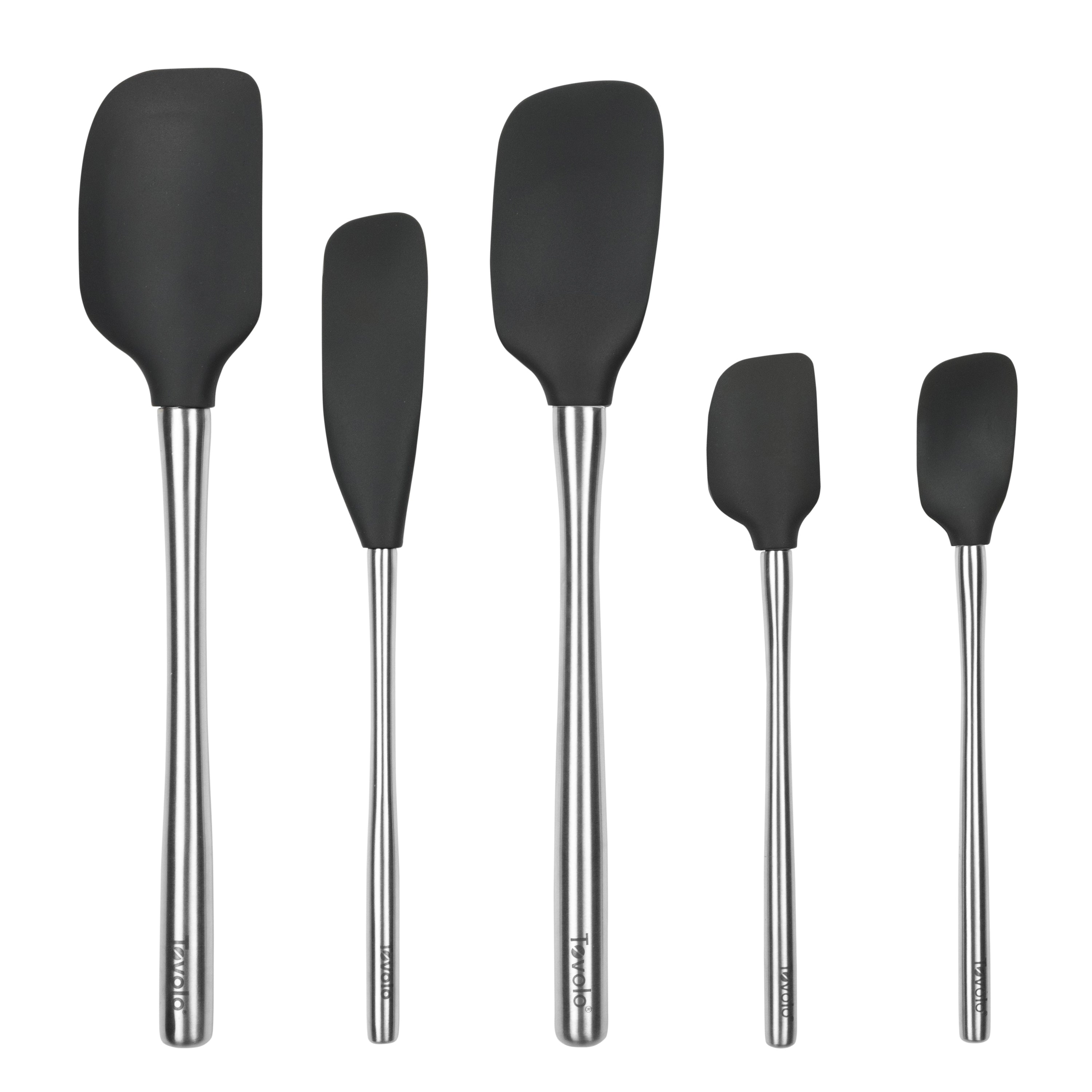 Flex-Core All-Silicone Spatula Set of 5