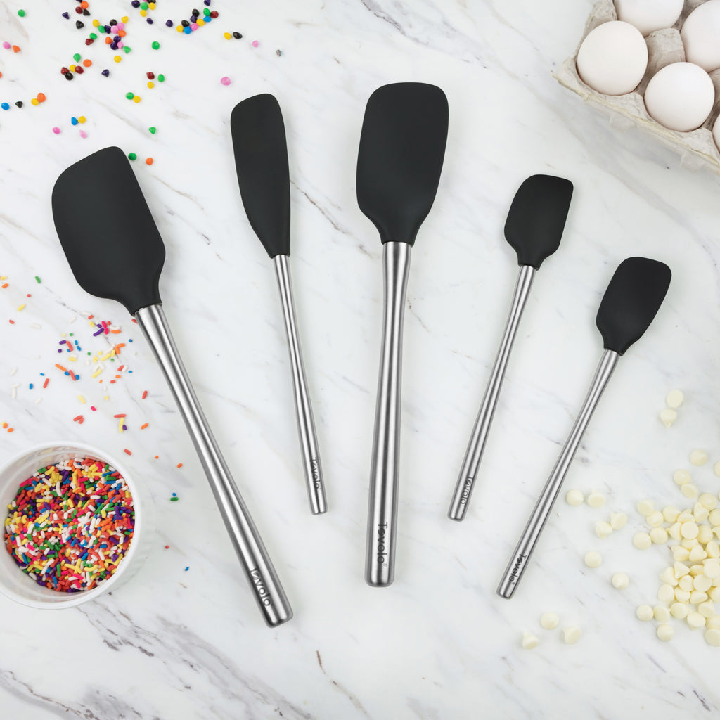 Flex-Core All-Silicone Spatula Set of 5