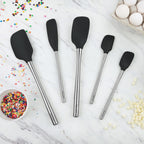 Flex-Core All-Silicone Spatula Set of 5