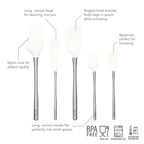 Flex-Core All-Silicone Spatula Set of 5