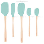 Flex-Core Wood-Handle Spatula Set of 5