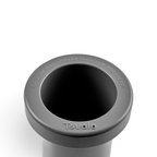 Tovolo Squeeze & Release mini ice cylinder with instructions embossed on the grey silicone rim