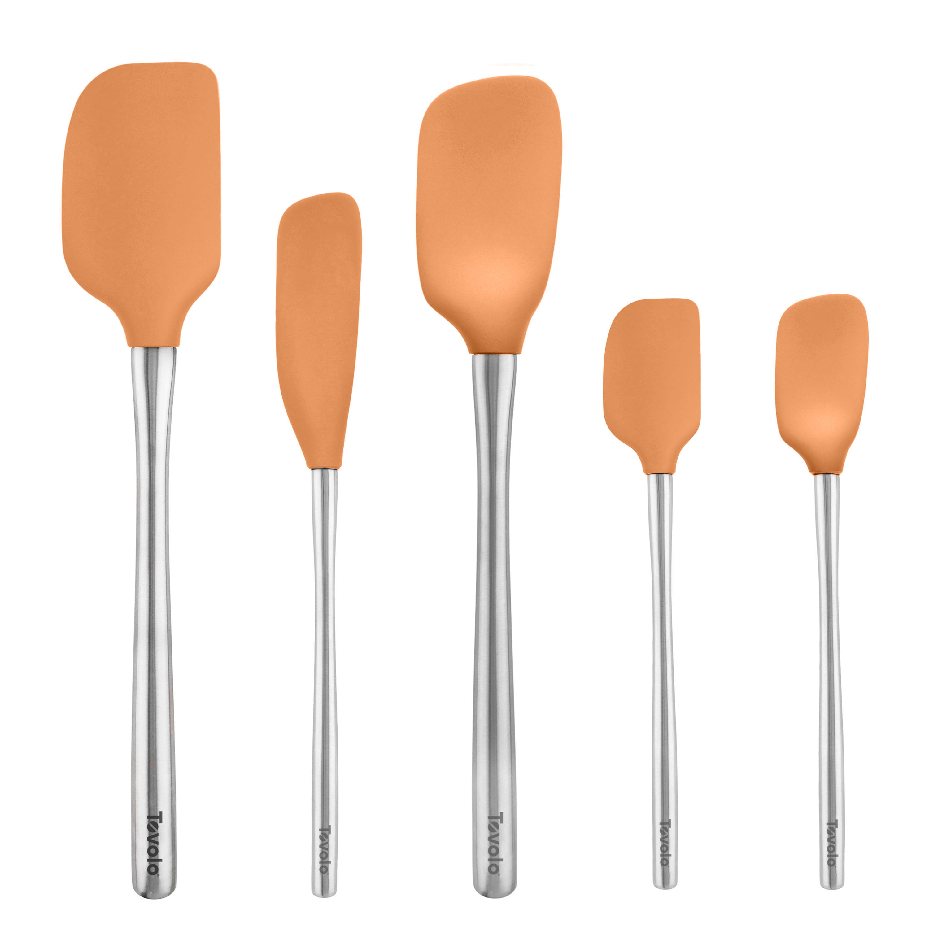 Flex-Core All-Silicone Spatula Set of 5