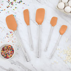 Flex-Core All-Silicone Spatula Set of 5