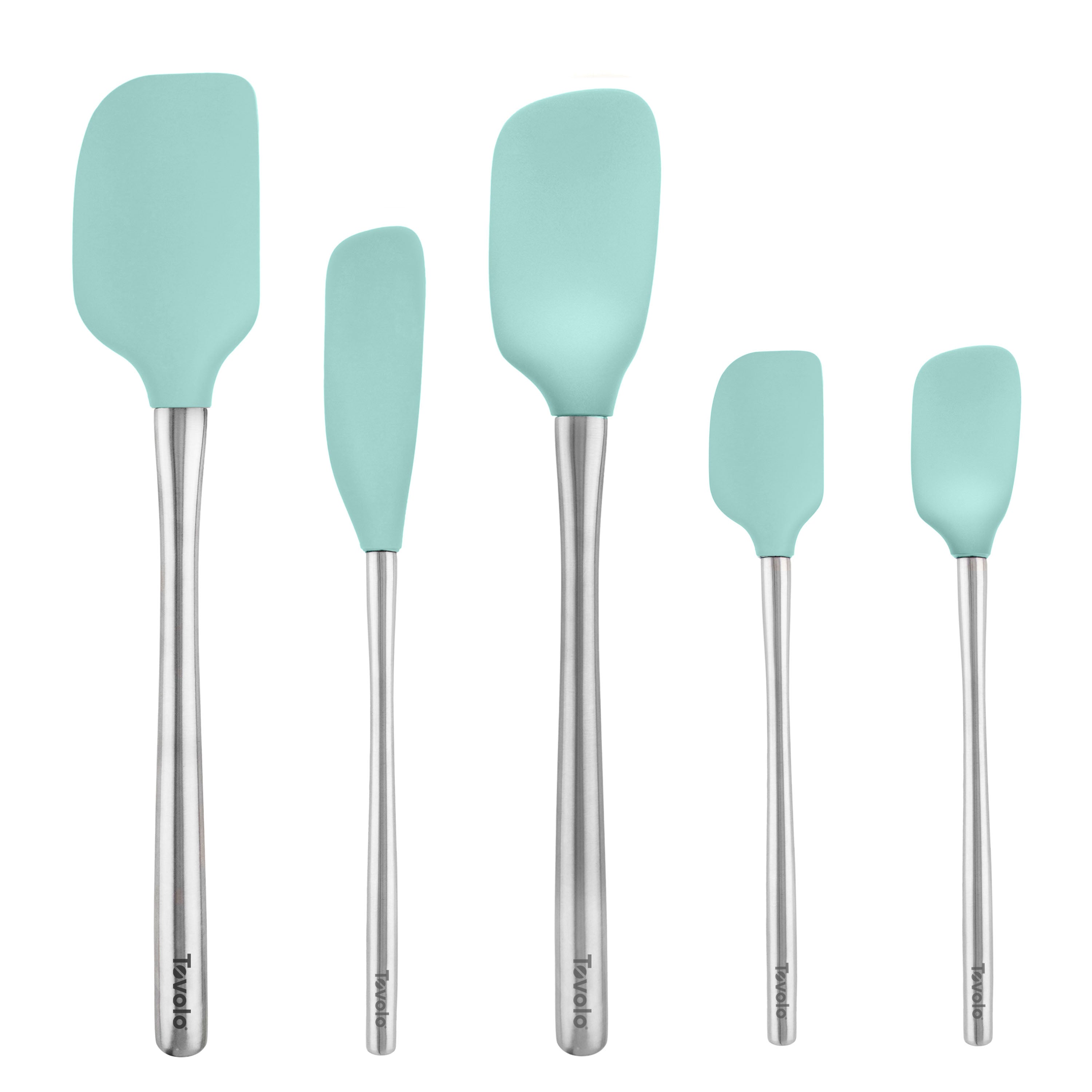 Flex-Core All-Silicone Spatula Set of 5
