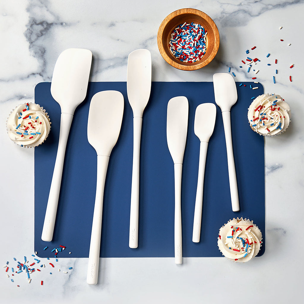 Flex-Core All-Silicone Spatula Set of 5