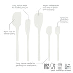 Flex-Core All-Silicone Spatula Set of 5