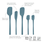 Flex-Core All-Silicone Spatula Set of 5
