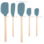 Flex-Core Wood-Handle Spatula Set of 5