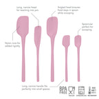 Flex-Core All-Silicone Spatula Set of 5