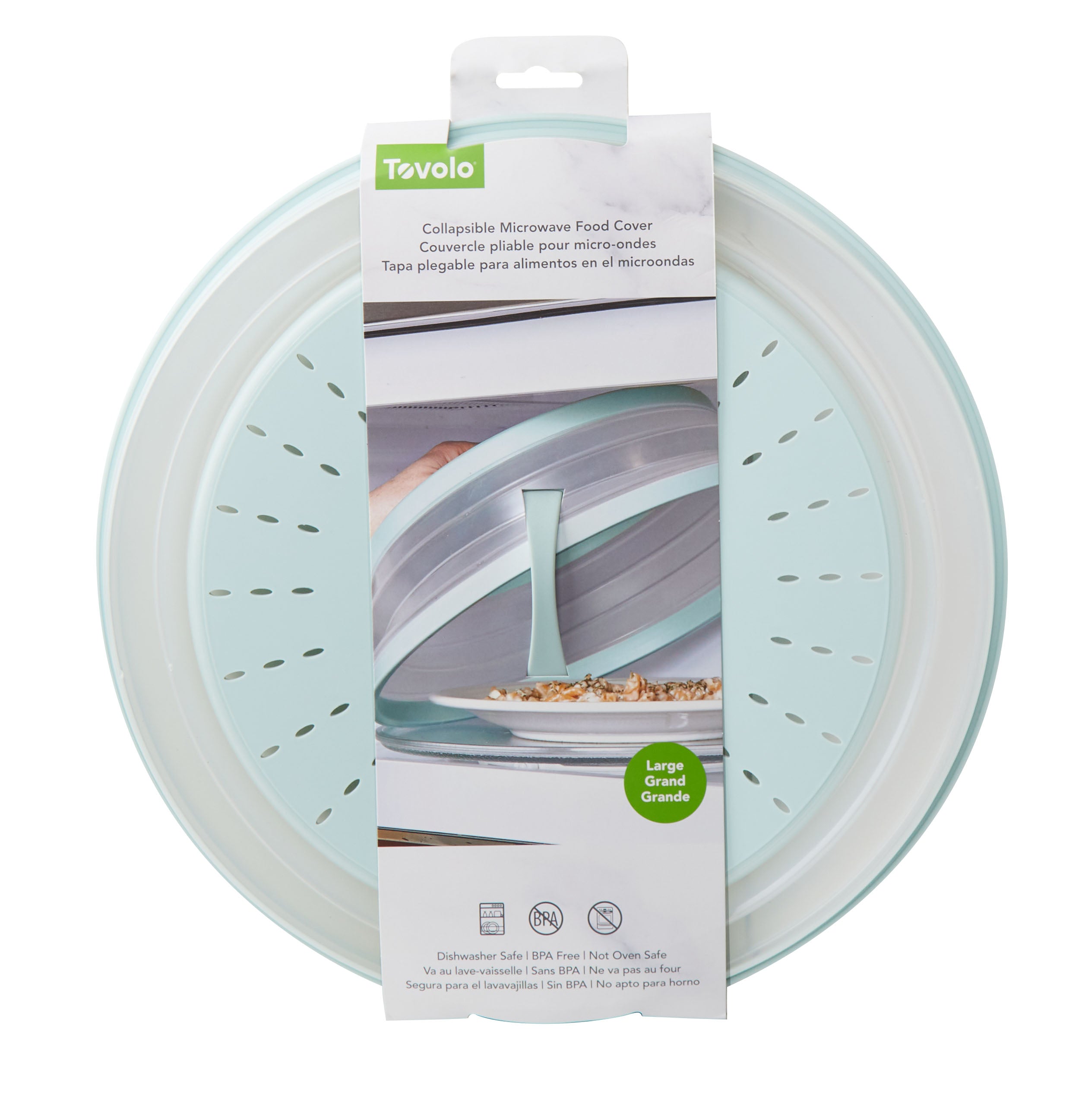 Collapsible Microwave Food Cover