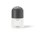 The Microwave Steam Cleaner, a clear container with a black lid labeled "WATER" on top and "VINEGAR" below, is designed for easy microwave cleaning and stands upright against a white background.
