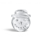Tovolo snowman ice mold shaped like a festive snowman wearing a top hat for holiday cocktails