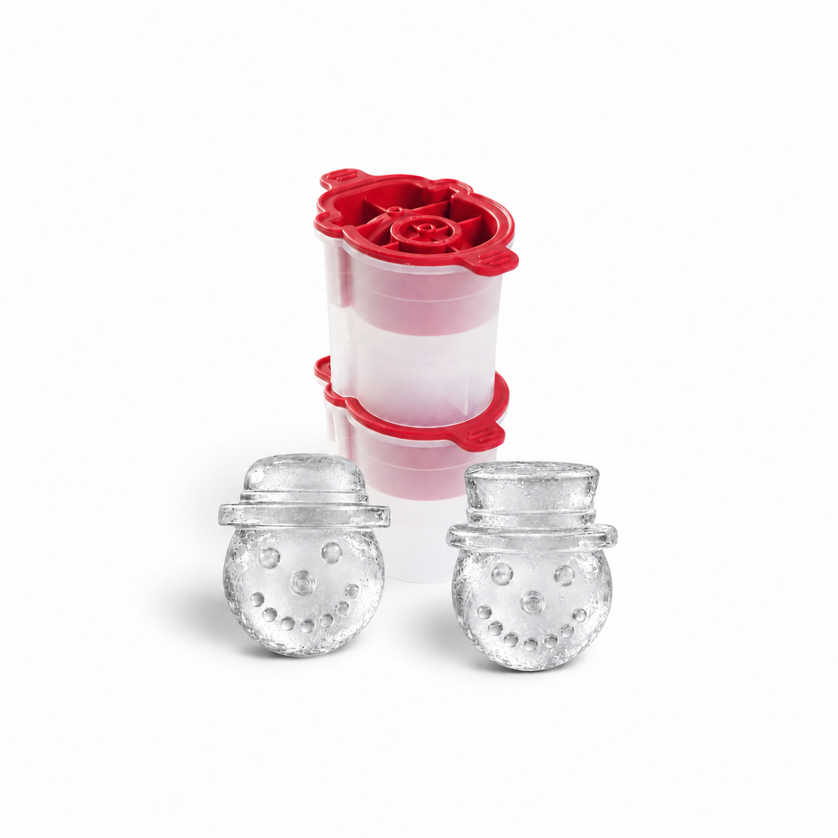 Top Hat Snowman Ice Molds - Set of 2