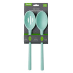 Flex-Core® Silicone Slotted Deep Spoon + Solid Deep Spoon