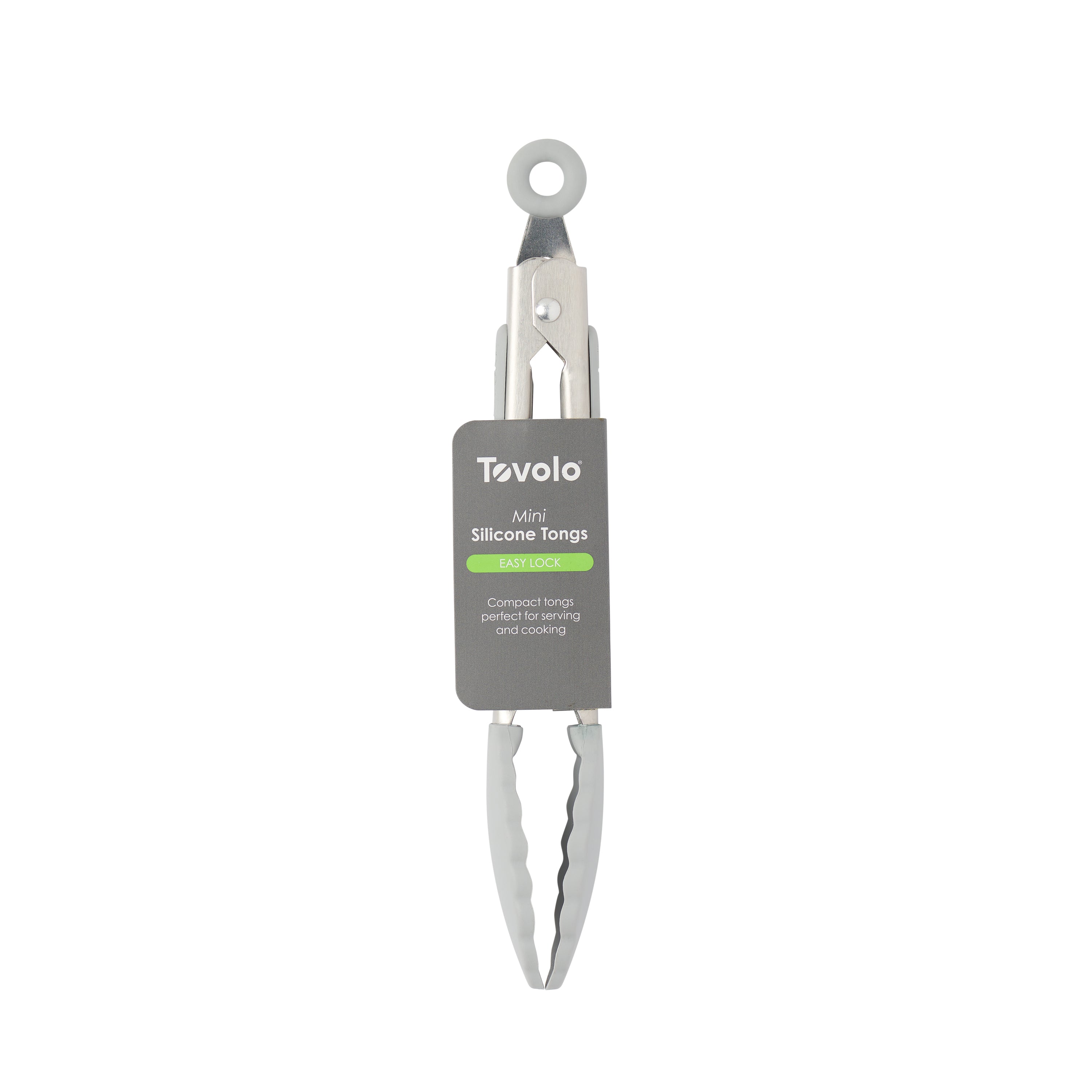 Tovolo Mini Silicone Tongs - Candy Apple Red