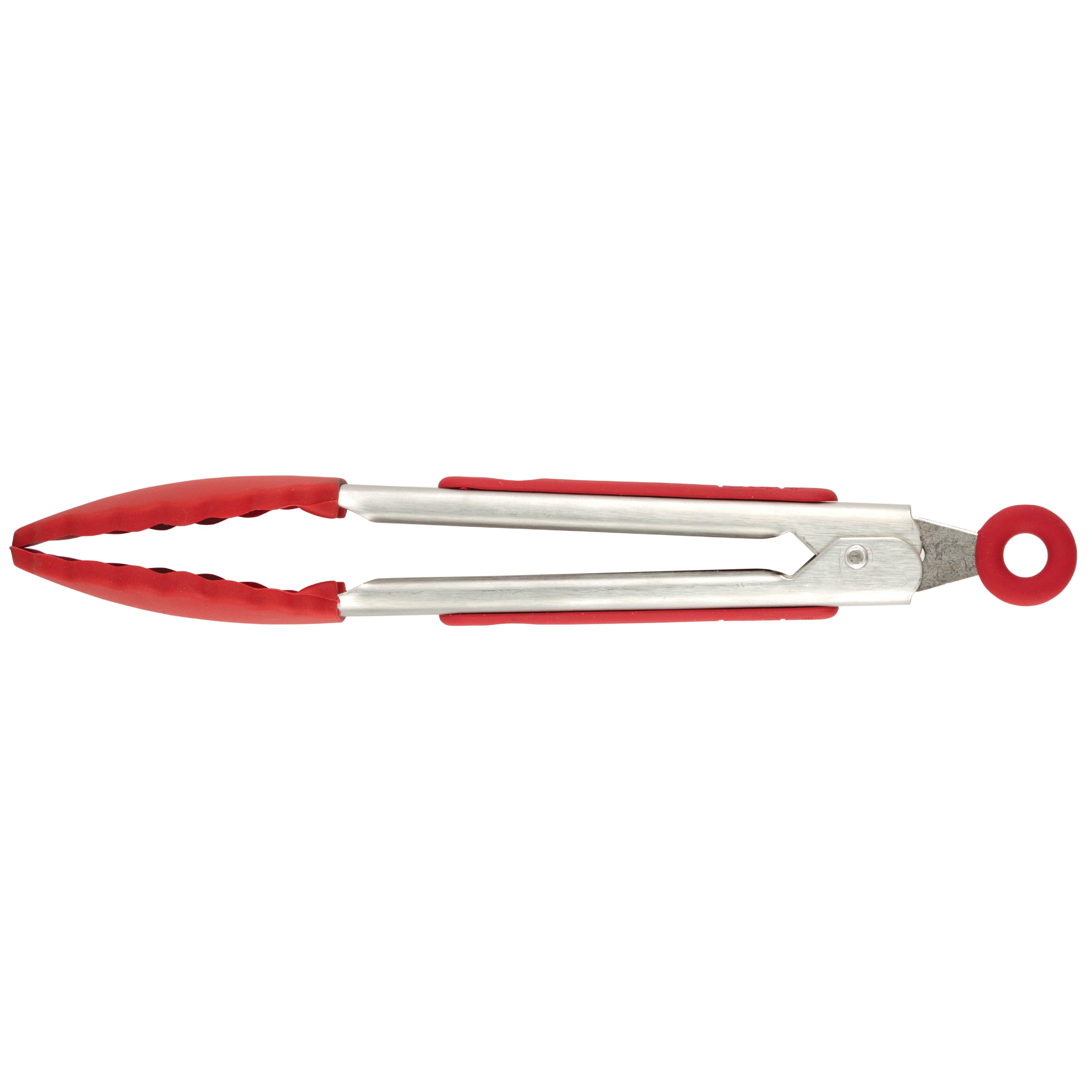Tovolo Mini Silicone Tongs - Candy Apple Red - Thumbnail 2