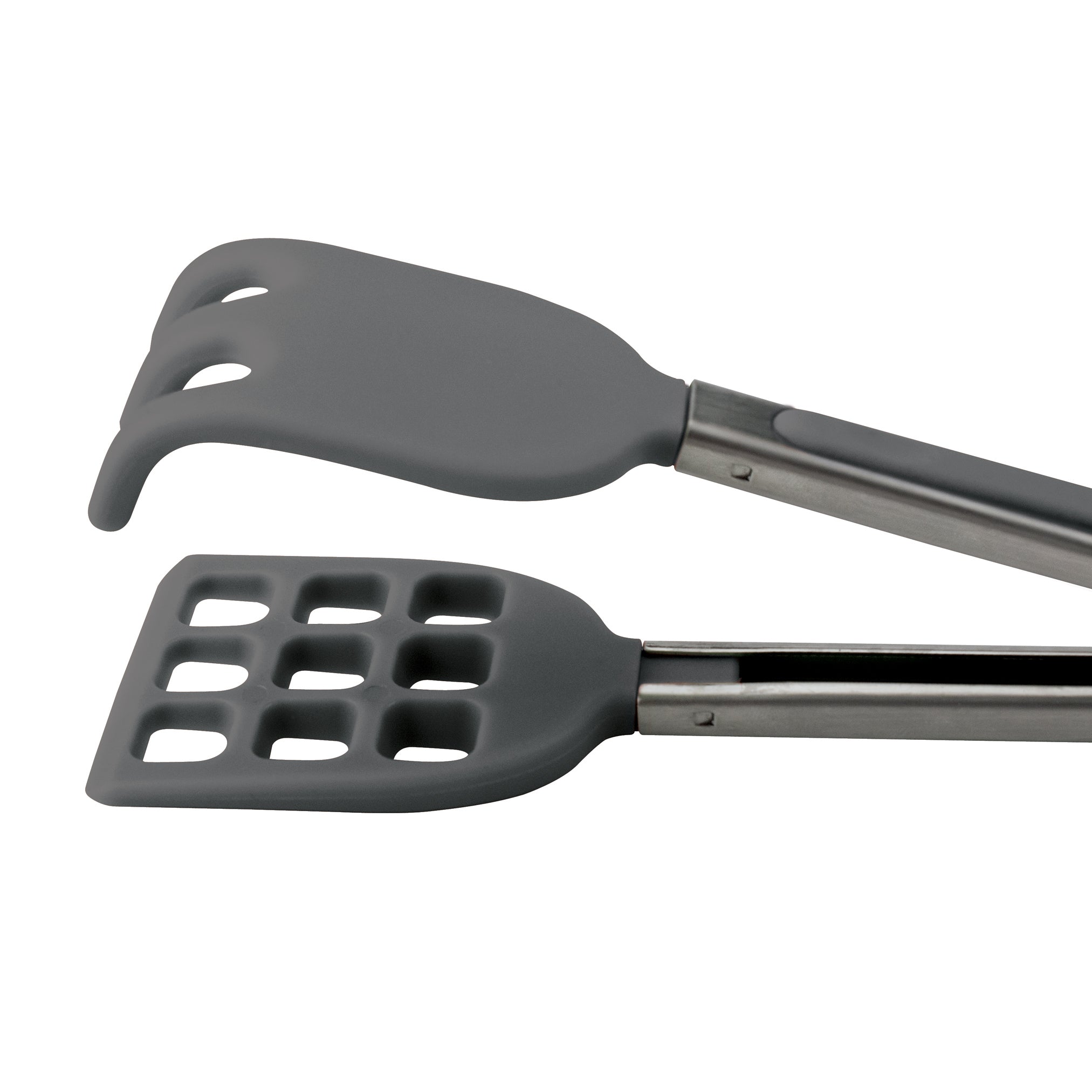 Set di 3 Mini Pinze da Cucina da Portata in Silicone Bianco 17,8 cm Set di 3 Mini Pinze da Cucina da Portata in Silicone Bianco 17,8 cm