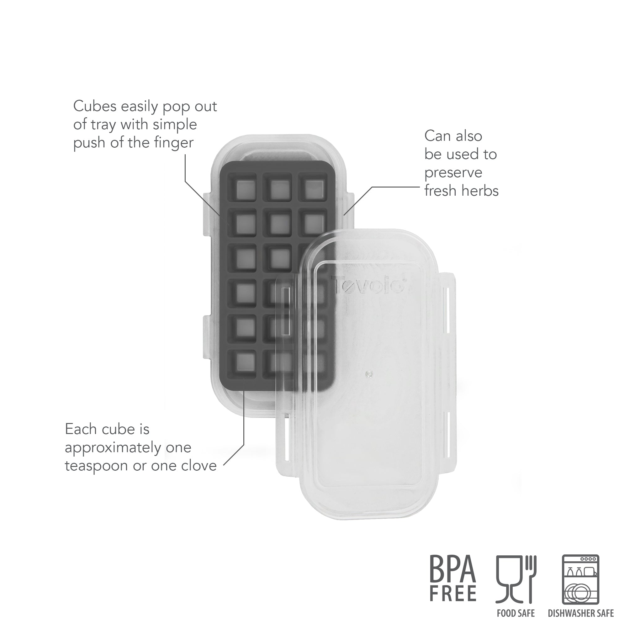 Garlic Freezer Tray
