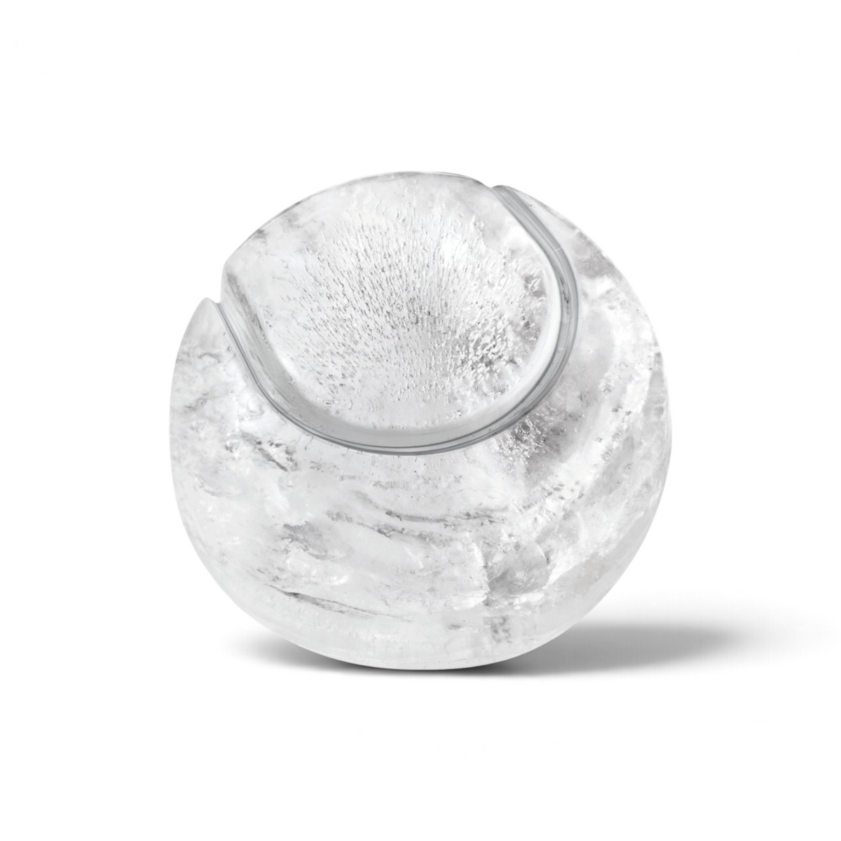 A close-up of a ball, similar to the perfectly round shapes made by tovolo’s Tennis Ice Molds (Set of 2) for lasting ice.