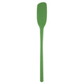 The tovolo Flex-Core Silicone Blender Spatula, featuring a slender handle and a slightly curved rectangular blade, is displayed against a white background.