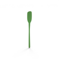 The tovolo Flex-Core Silicone Blender Spatula, featuring a slender handle and a slightly curved rectangular blade, is displayed against a white background.