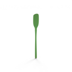 The tovolo Flex-Core Silicone Blender Spatula, featuring a slender handle and a slightly curved rectangular blade, is displayed against a white background.
