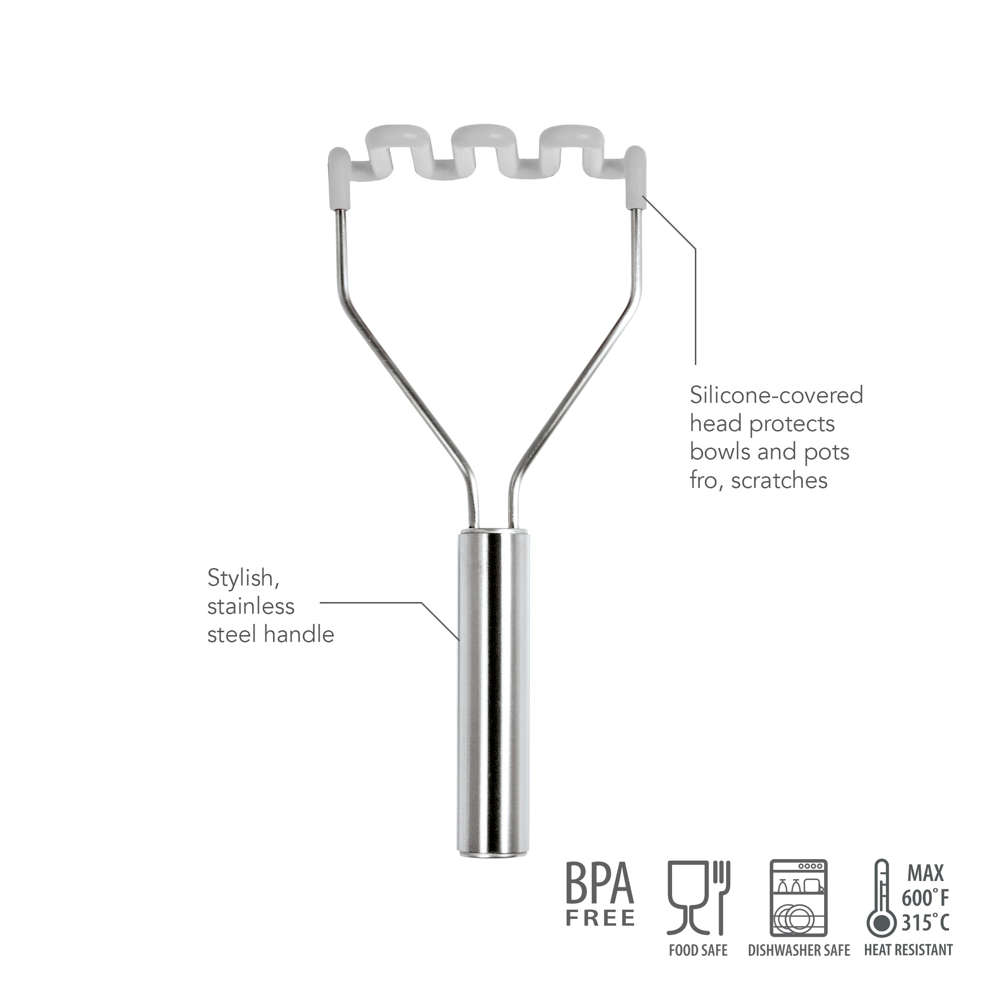 Silicone Potato Masher