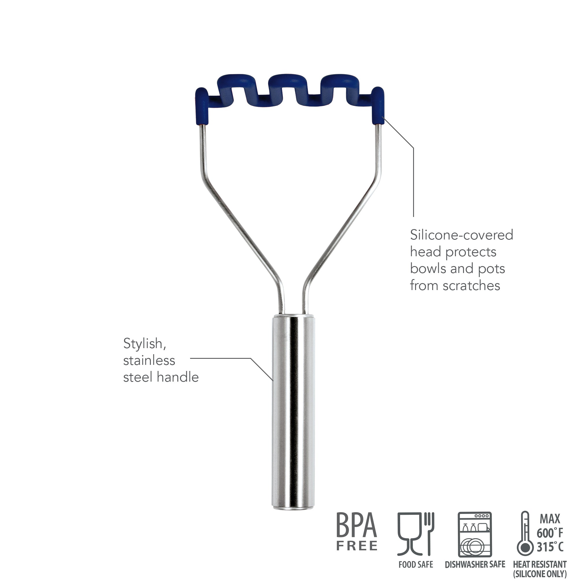 Silicone Potato Masher