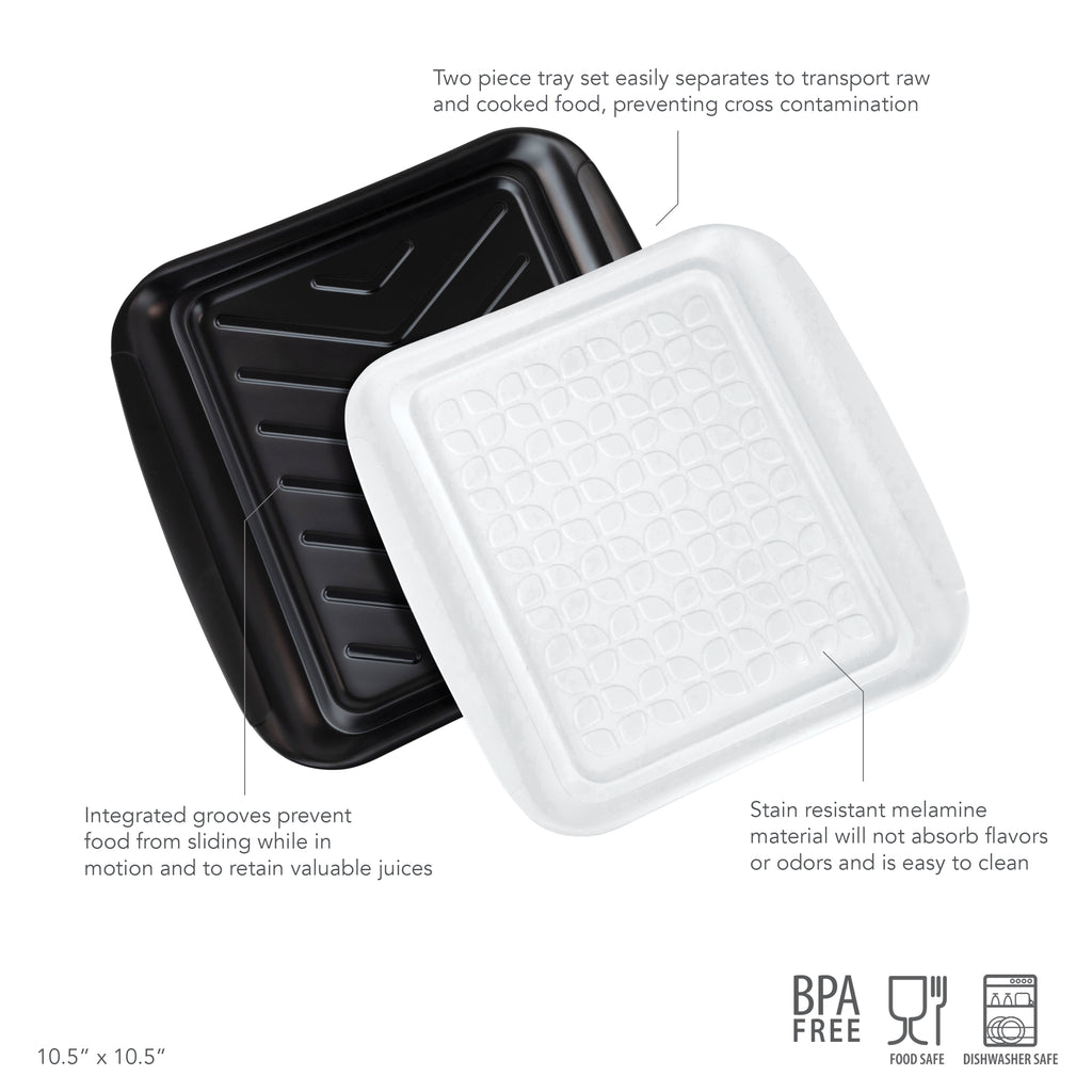 Prep and Serve BBQ Tray