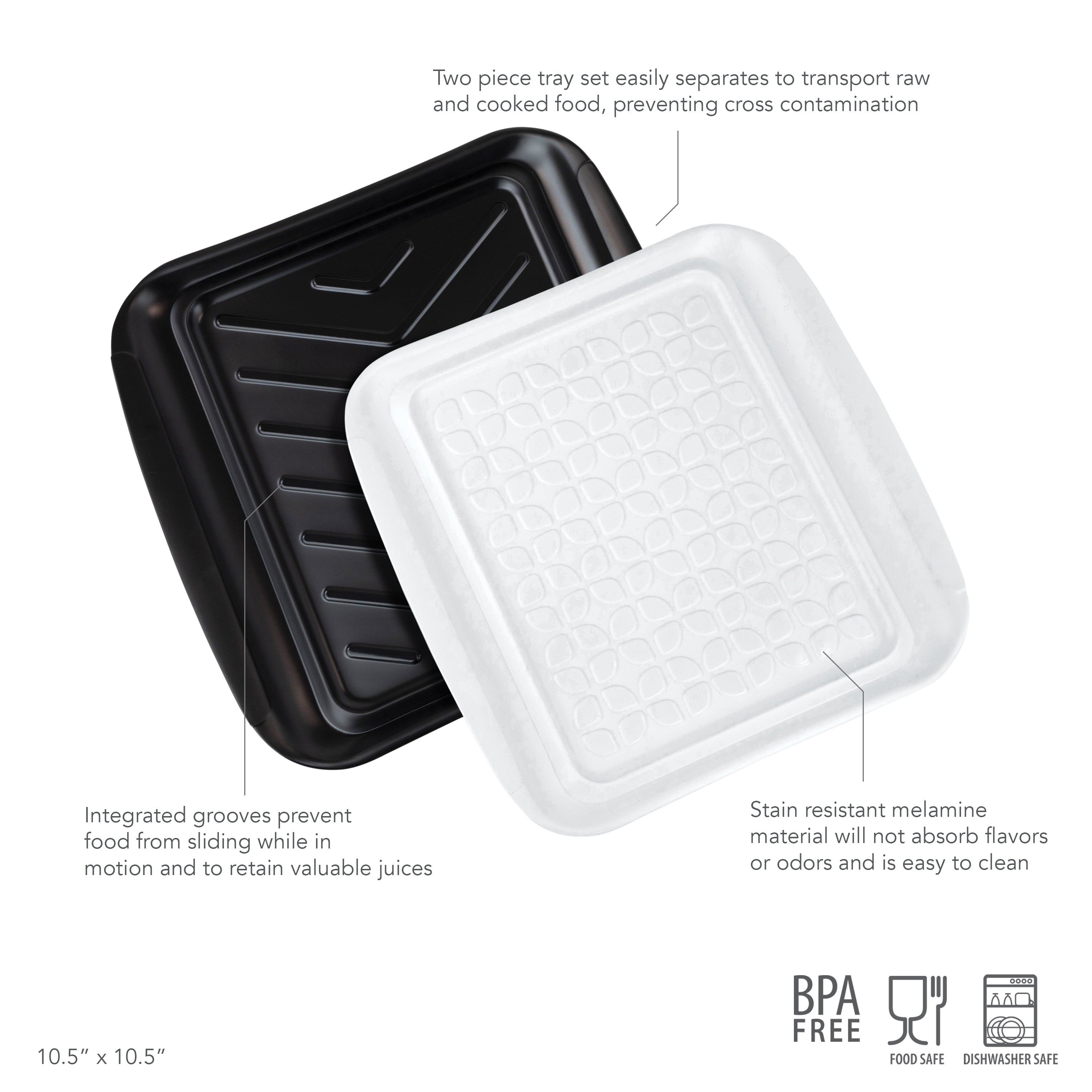 Prep and Serve BBQ Tray