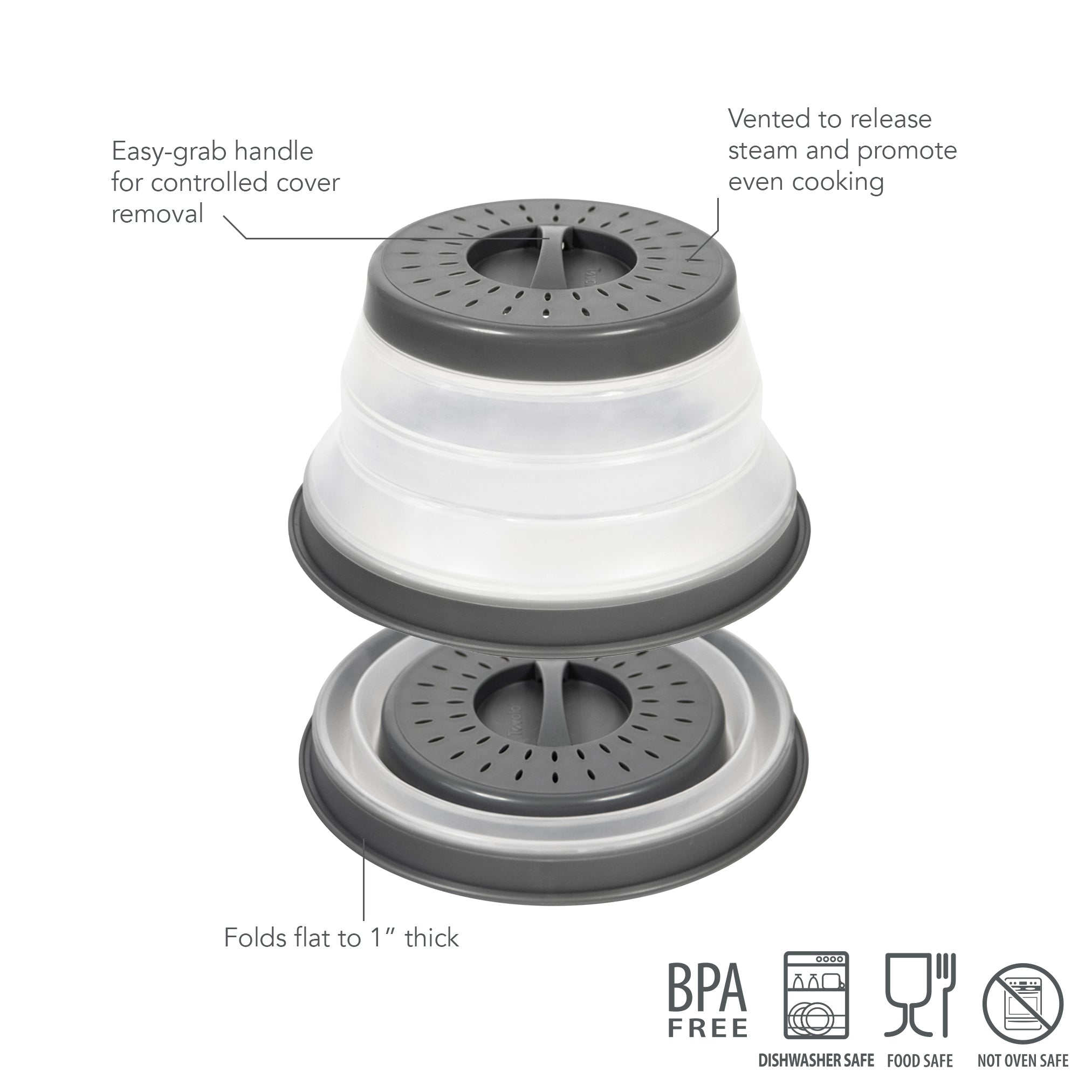 Collapsible Microwave Food Cover