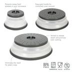 Collapsible Microwave Food Cover