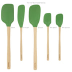Flex-Core Wood-Handle Spatula Set of 5