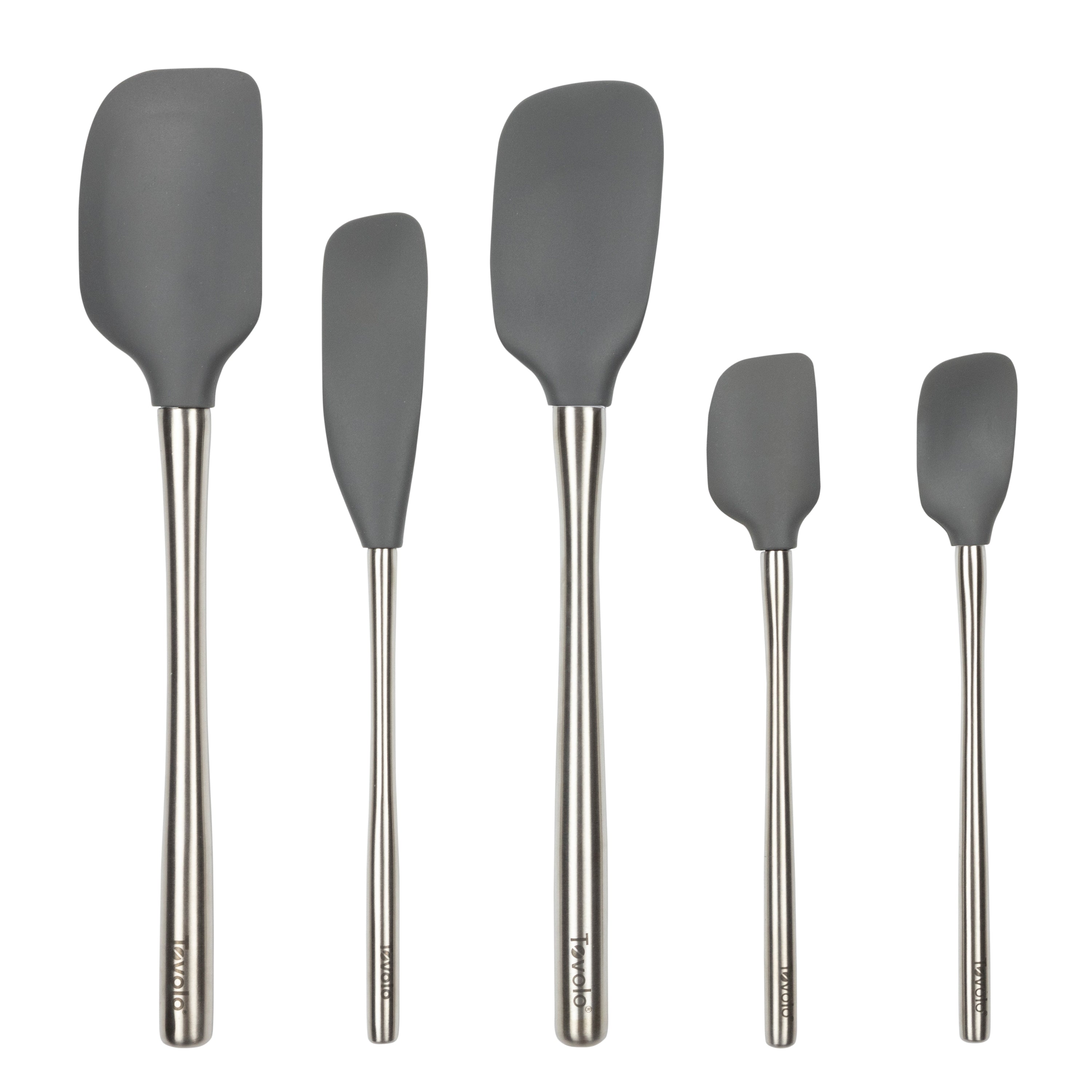 Flex-Core All-Silicone Spatula Set of 5
