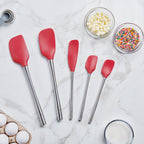 Flex-Core All-Silicone Spatula Set of 5