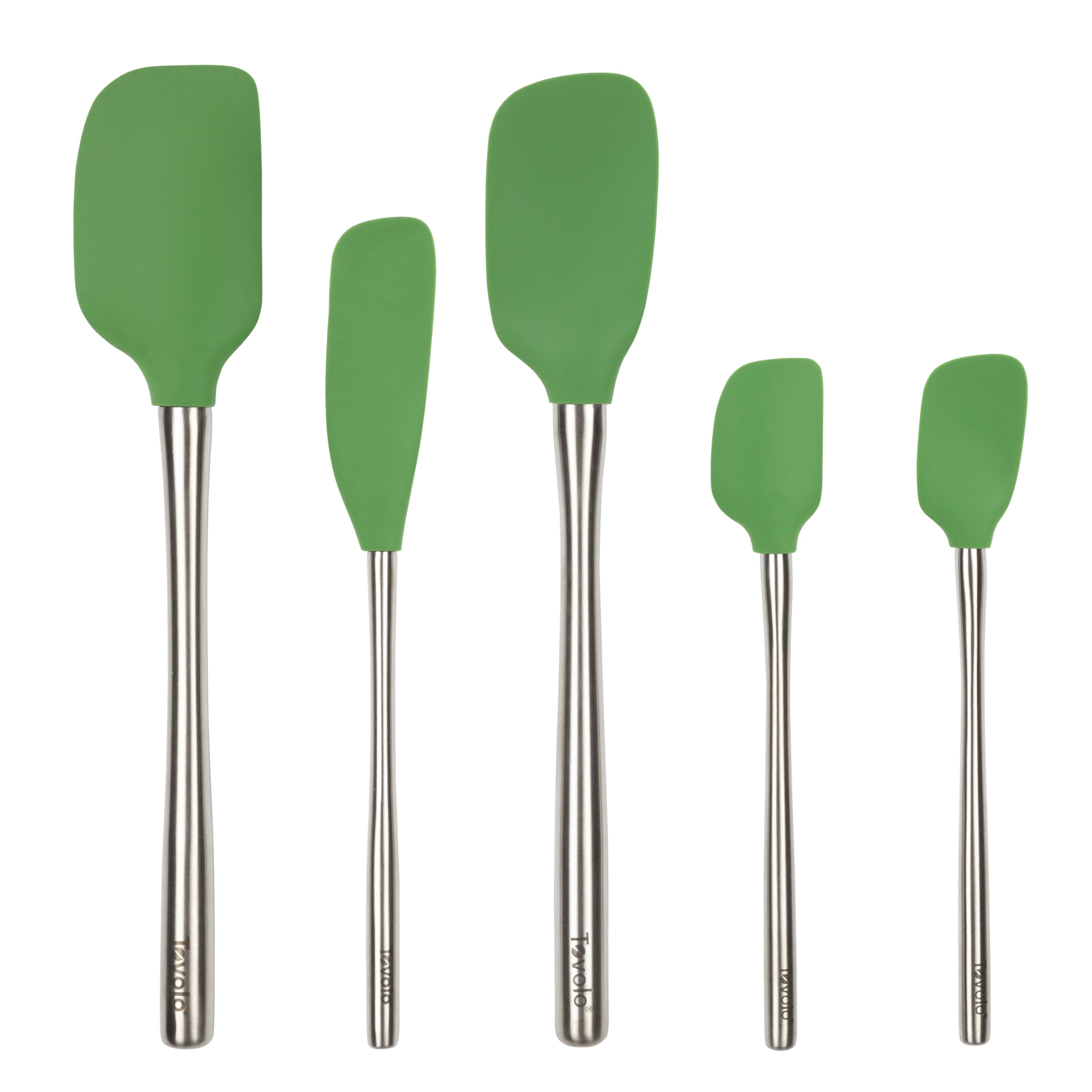 Flex-Core All-Silicone Spatula Set of 5