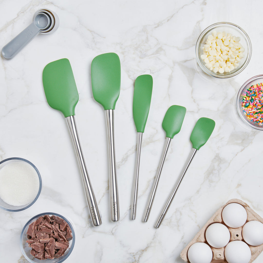 Flex-Core All-Silicone Spatula Set of 5