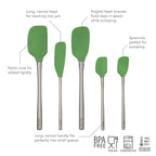Flex-Core All-Silicone Spatula Set of 5