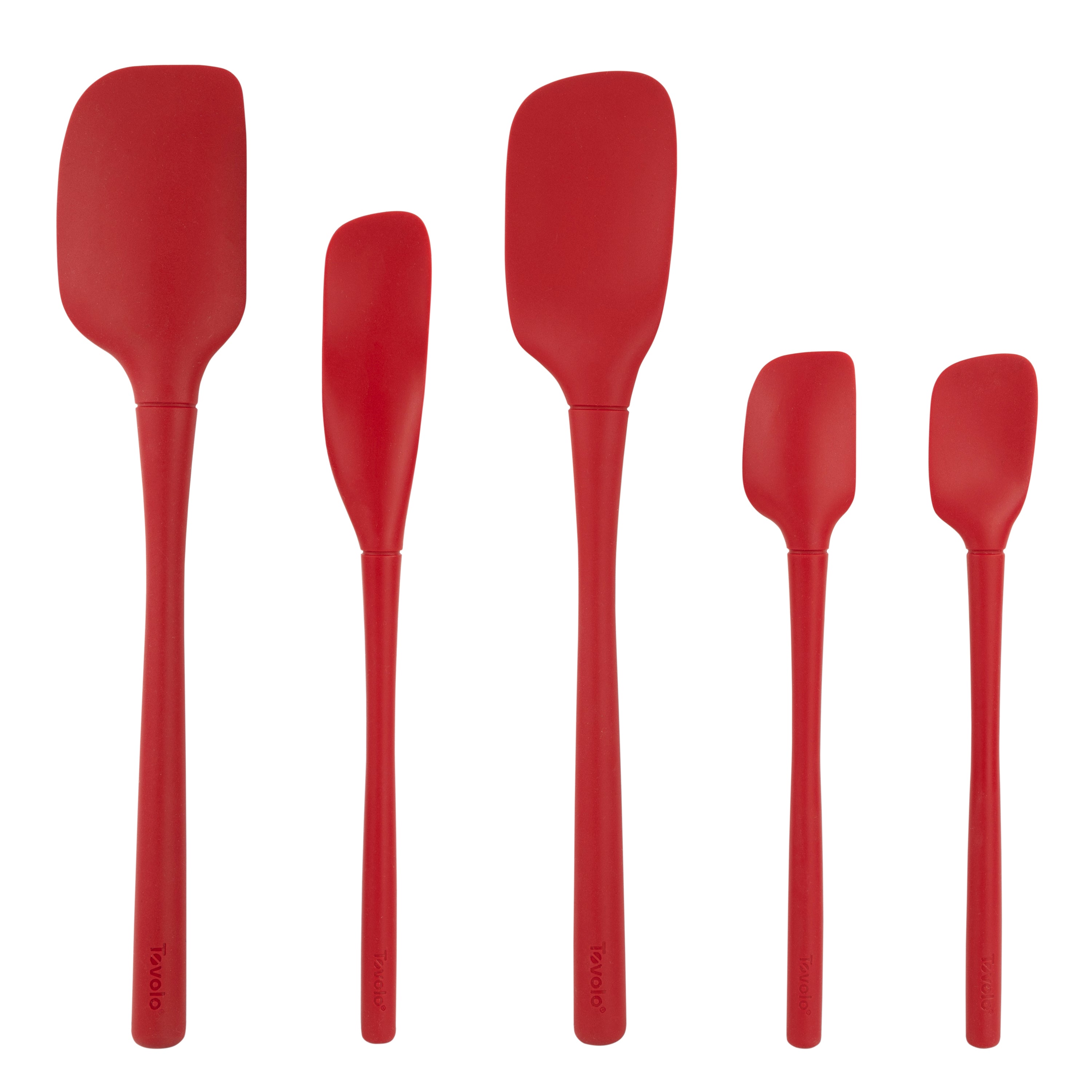 Flex-Core All-Silicone Spatula Set of 5