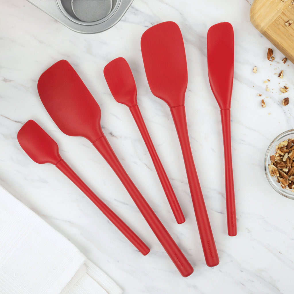 Flex-Core All-Silicone Spatula Set of 5