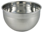 The tovolo Stainless Steel Mixing Bowl 7.5 QT is large and durable, featuring a brushed finish, easy-pour rim, and clearly marked 7.5-quart capacity on the side.
