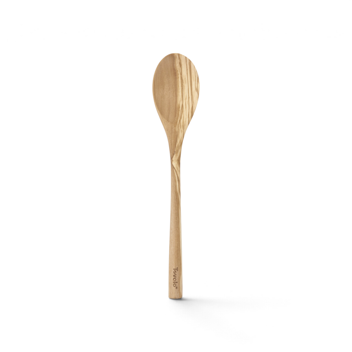 The Olivewood Utensils feature a smooth, oval-shaped head and straight handle with natural wood grain, making them ideal nonstick-safe tools for daily cooking.