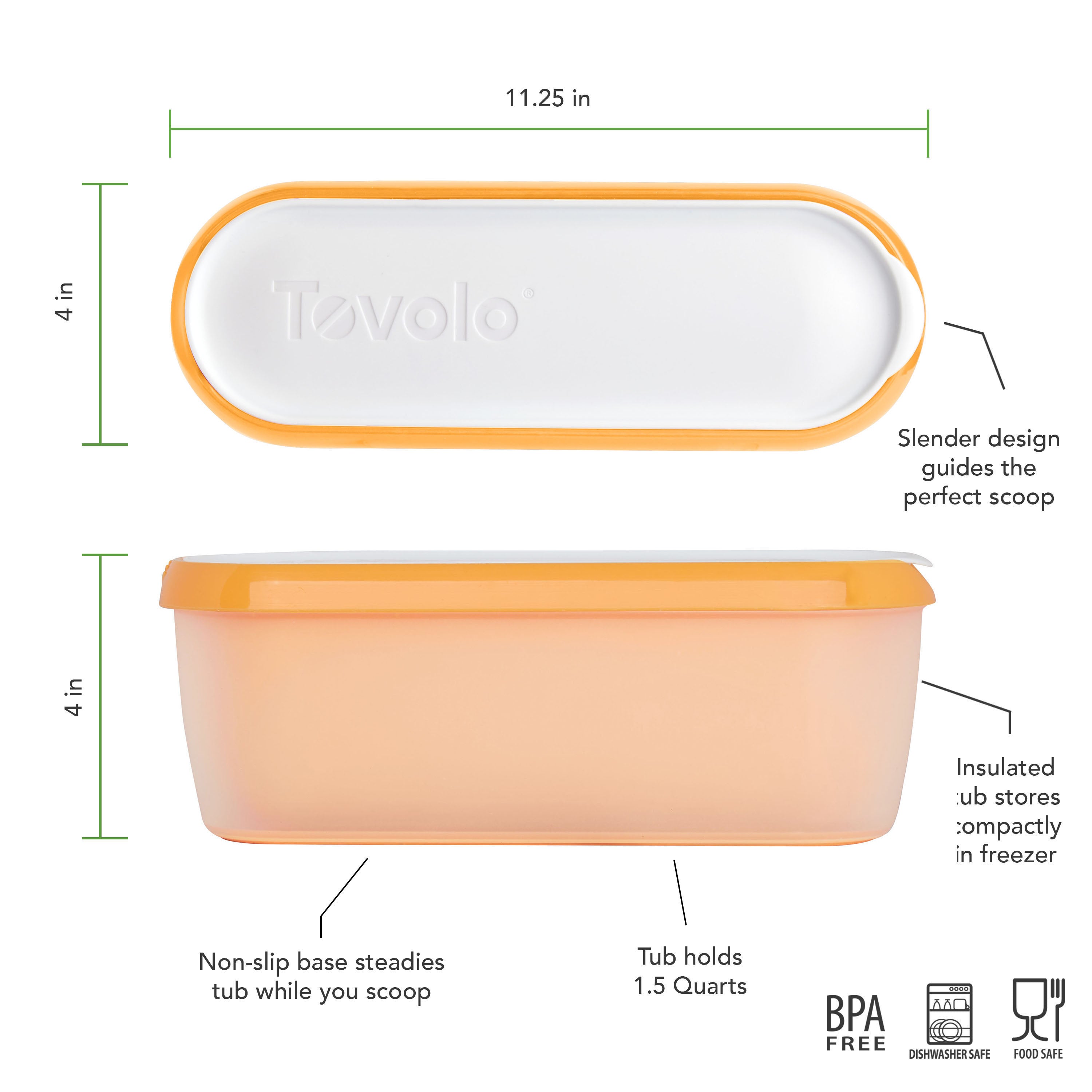 Glide-A-Scoop Ice Cream Tub