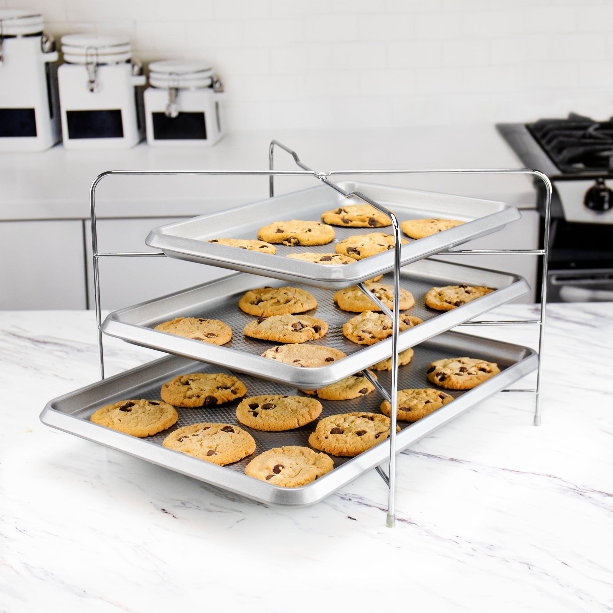 Baking Sheet Rack, Stack N Cool Cooling Rack Tool – Tovolo