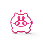 The Breakfast Shaper is a pink, heat-resistant silicone pancake mold shaped like a pig’s face, featuring cute eye, nose, and mouth cutouts—perfect for fun and creative cooking or baking.