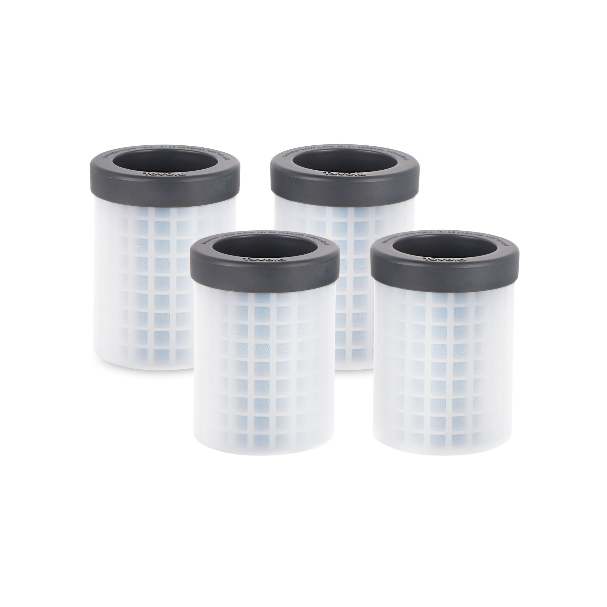 Squeeze & Release Mini Ice Cylinders - Set of 4