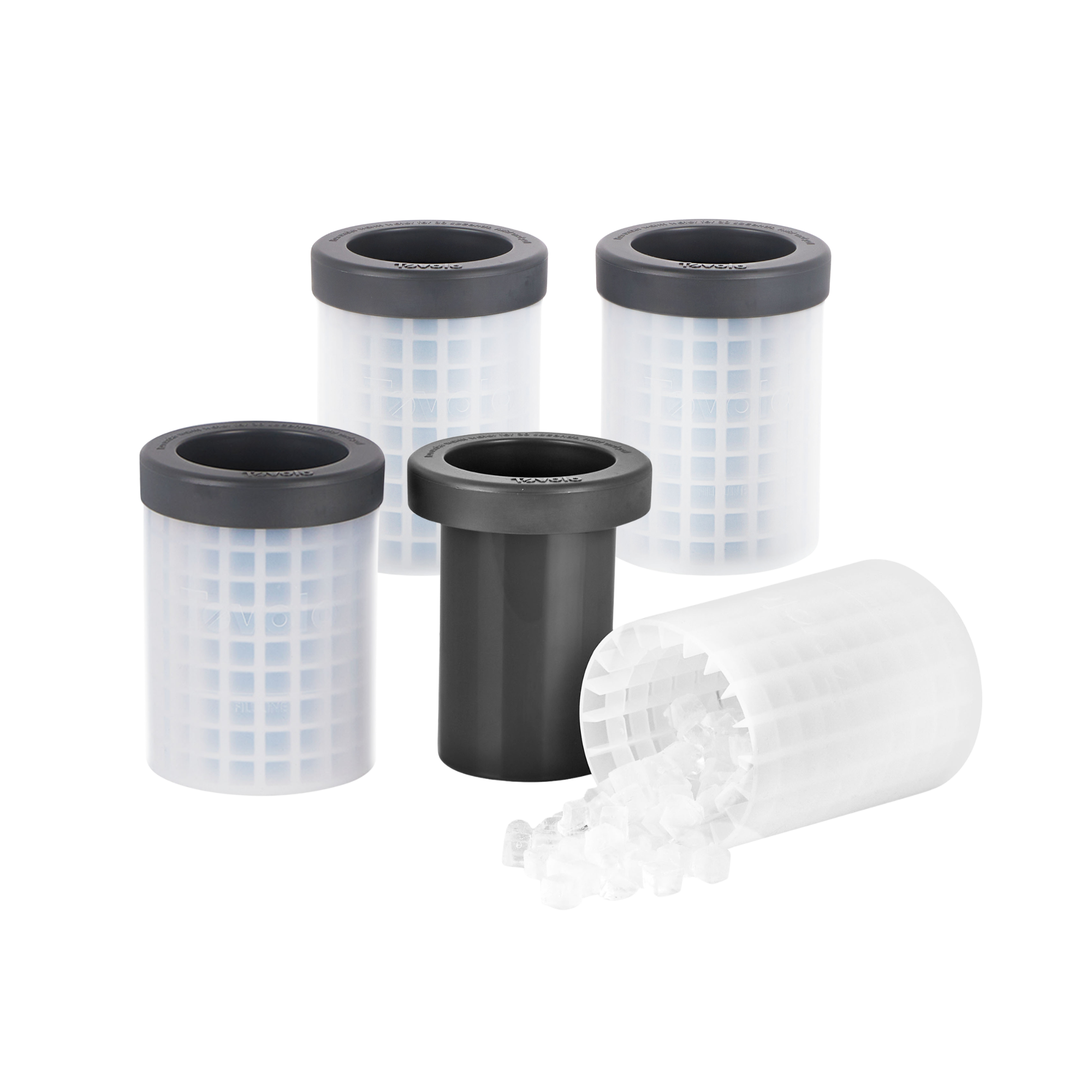 Squeeze & Release Mini Ice Cylinders - Set of 4